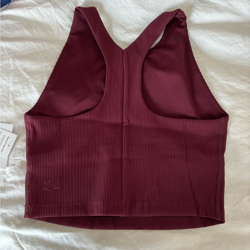 Refocus Ribbed Cropped Tank - Picture 7 of 9